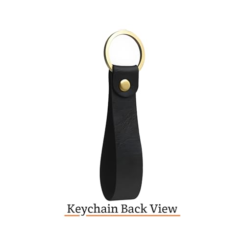 Image of Thebaegift Men's Personalized Name Wallet with KeychainI Customized Slim Stylish Leather Purse with Name & Charm I Unique Birthday Gift for Men Boy Love Husband Employees Clients