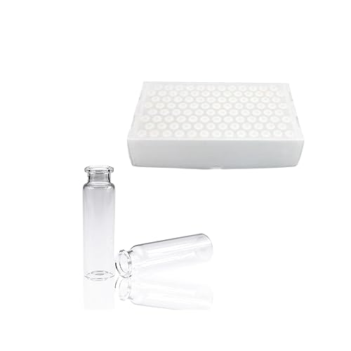 Borosilicate Glass Standard Crimp Headspace Vial,20Ml Capacity,Flat Bottom,Beveled Finish, 22.5X75Mm, Pack Of 100 #TOP27