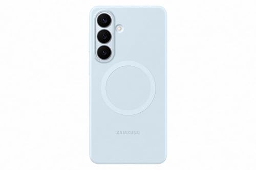 Image of Samsung Galaxy S26+ Silicone Magnet Phone Case, Soft-Touch, Durable Grip, Great Feel, Light Blue