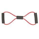 Generico TPR Chest Expander Yoga Dance Pull Rope Fitness Pilates Resistance Band Elastic Gym Workout Training Loop 8 Band Rubber LatexHermoso Diseño