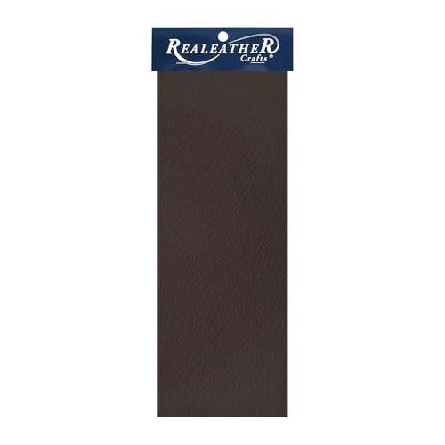 Realeather Premium Trim Piece, 9" x 3", Dark Brown