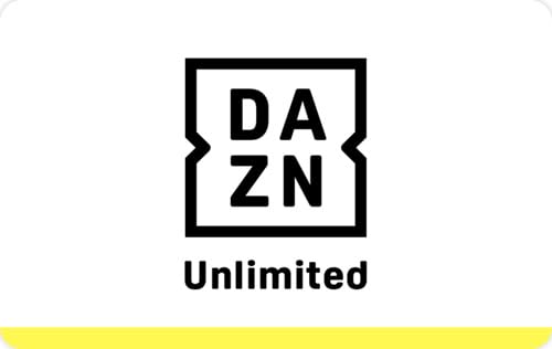 DAZN UNLIMITED 12 Monate Gutscheinkarte – Digitaler Gutschein für Deutschland