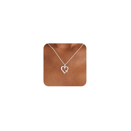 MFRYK Heart Cross Necklace