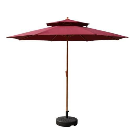 Patio Umbrella CLSDRZC 8.8ft de diseño premium con base estable para terraza 1