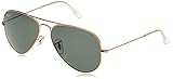 Ray-Ban unisex adult Rb3025 Classic Polarized Sunglasses, Gold/Green Polarized, 55 mm US