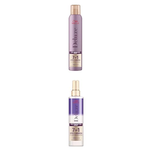 Wella Deluxe Curl Refresher Foam & Wella Deluxe Heat Protection Spray