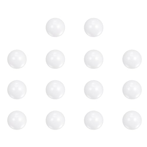 Image of sourcing map 14pcs Ceramic Bearing Balls 3.175mm 1/8" Diameter ZrO2
