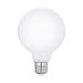 Produktbild EGLO LED E27 Lampe, Glühbirne Globe Milky, LED Lampe, 7 Watt (entspricht 60 Watt), 806 Lumen, E27 LED warmweiß, 2700 Kelvin, LED Leuchtmittel, Glühlampe G95, Ø 9,5 cm
