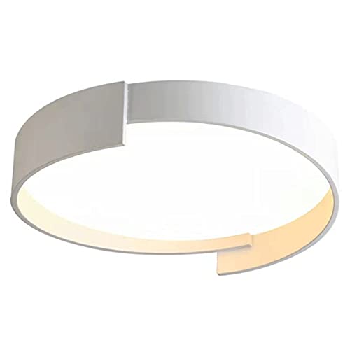 DOBQHWY Luz De Panel Hierro Súper Brillante Iluminación De Techo Industrial Minimalista Luces Dosel Luz Blanca Fría Creativa Lámpara Plana Pantalla Acrílica para Oficina,Cocina,Escaleras,Garaje,Porche