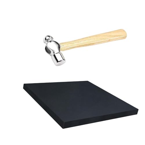 15 cm Marteau en caoutchouc, Marteau de fabrication de bijoux, Mini Marteau Tête, Marteau en caoutchouc pour bijoux, Mini marteau à bille avec blocs en...