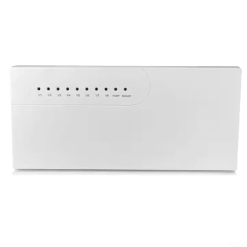 Centro de cableado de calefacción por suelo radiante, caja de control centralizada de calefacción por suelo de agua, cubo de termostato con cable de 8 canales para Hydronic