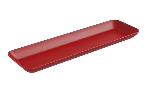 Prato Petisqueira Essential grande, 31,9 x 9,6 x 2,5 cm, Vermelho Bold, Coza