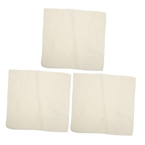 NUOBESTY 3pcs Cotton Steamer Cloth Pads 51x51cm Non-Stick Re