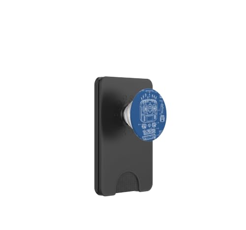 Radio Controller Blueprint Vue éclatée RC Voiture FPV Drone PopSockets PopWallet pour MagSafe
