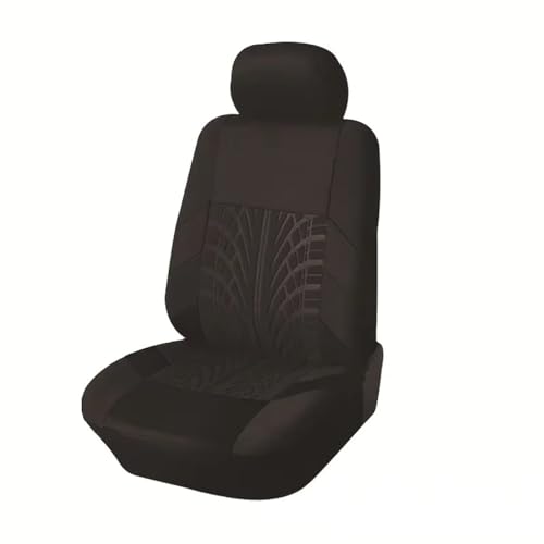 Housses de siège auto universelles en tissu noir pour SUV et berline