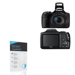BoxWave Screen Protector Compatible With Canon PowerShot SX540 HS - ClearTouch Crystal ToughShield 9H (2-Pack), Clear 9H Tough Flexible Film Screen Protector