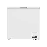 PKM GT200E Gefriertruhe/199 Liter Fassungsvermögen/39 dB/Dual Modus: Sowohl für Kühlen als auch Gefrieren geeignet/Drahtkorb/4 Sterne Gefrierfach/Freistehend/Inklusive 180 cm Anschlusskabel