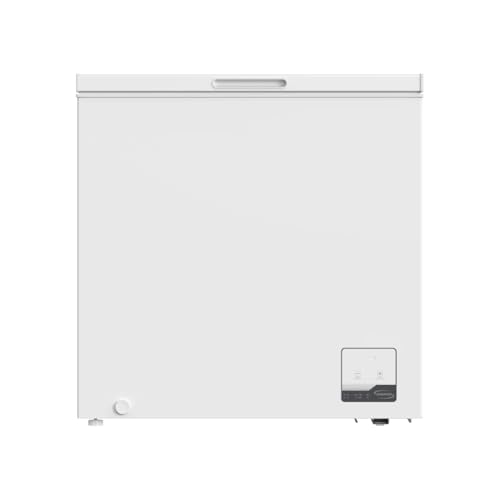 PKM GT200E Gefriertruhe/199 Liter Fassungsvermögen/39 dB/Dual Modus: Sowohl für Kühlen als auch Gefrieren geeignet/Drahtkorb/4 Sterne Gefrierfach/Freistehend/Inklusive 180 cm Anschlusskabel