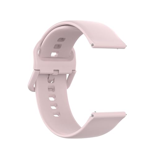 RuenTech Compatible for TOOBUR IDW17 Smart Watch Bands, Replacement Flexible Silicone Band for TOOBUR IDW17 Smart Watch for Women&Men (Pink)