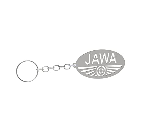 Image of Auto Infinity Key Chain Compatible With Jawa (Silver, Pack of 1)