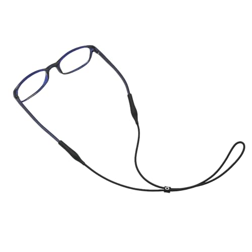 Cordinha de Óculos Ajustável Cordão Moda Corrente Silicone Premium ajustável - Preto