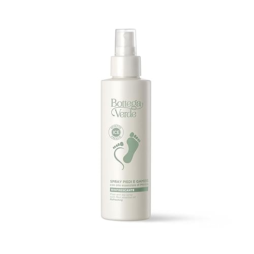 Bottega Verde - Mar Morto CRIO, Spray gambe leggere, 200 ml, Dona Leggerezza e Sollievo, Effetto Freddo Istantaneo