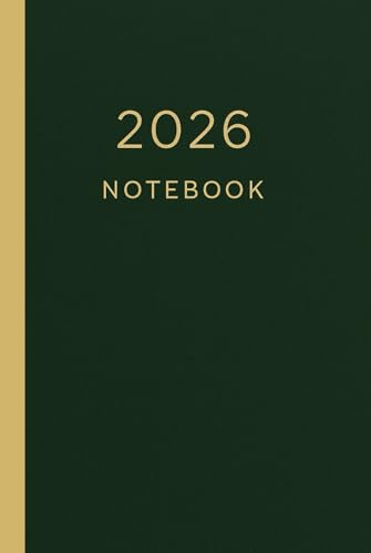 2026 Notebook: Deep Green 2026 Notebook – Luxury Gold Edition image 2