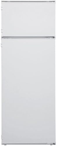 Respekta Einbau Kühl-Gefrierkombination GKE144 / 144 cm Höhe / 54 cm Breite / 183 L Kühlanteil / 37 L Gefrieranteil / 4* Gefrierfach/Wechselbarer Türanschlag, Weiß