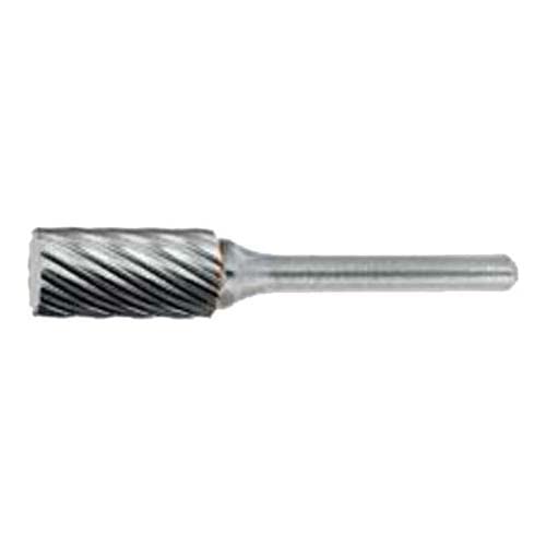 Dormer P60112.7X6.0 Series P601 Carbide Rotary Burr, Cylinder without Endcut, Bright, 3.00mm x 38mm, 12.70 mm x 6.00 mm