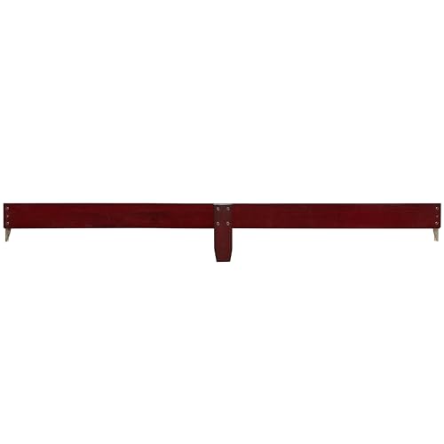 Image of Dream On Me Universal Crib to Full Size Bed Conversion Kit, Solid Wood Bed Rails for Select Convertible Cribs, Strong & Stable Support, Cherry