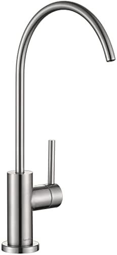 AS09SS Stainless Steel Kitchen Water Filter Faucet RO Faucet for Most Reverse Osmosis Units or Water Filtration System in Non-Air Gap