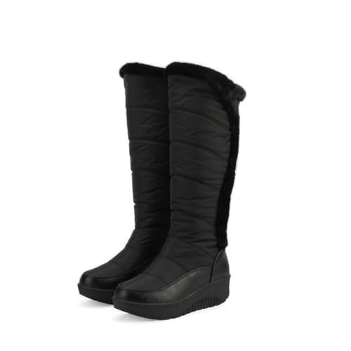 Women's Snow Boots Knee High Warm Winter Shoes Waterproof