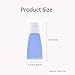 3PCS 2OZ Soft Pink Silicone Travel Bottles Refillable Squeeze Tube Cosmetic Containers Leak-proof Toiletries Sample Vials for Toothpaste Facial Gel 60ml