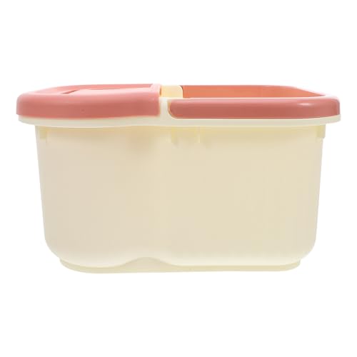 Seau pour lavage des pieds avec couvercle isolant et fond stable