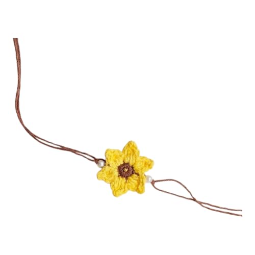 Image of Handmade Crochet Rakhis for Brothers - 100% Pure Cotton /Wool