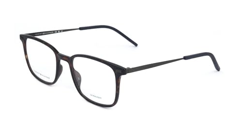 Monture optique Tommy Hilfiger TH 2037 086 en acétate écaille pour un style masculin premium