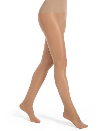 1Pair Tights for Women-40D Sheer to Waist Pantyhose (UAE/KSA Alpha One Size Regular Regular Nude NO)