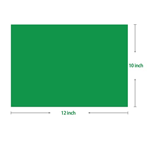 Venitor 3D Puff Heat Transfer Vinyl Sheets 12X 10Inch Foaming Htv Press Film Puffy Vinyl Iron On Vinyl For Diy T-Shirt Clothes Bag Pillow Textile Fabric(Green) #TOP1