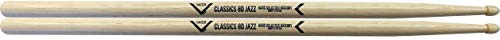 Vater Vhc8Djw Classics 8D Jazz Wood Tip Hickory Drumsticks, Pair #TOP1