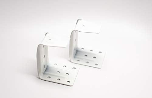 US Window And Floor 816282029291 Center Support Brackets, 2 Pack, White