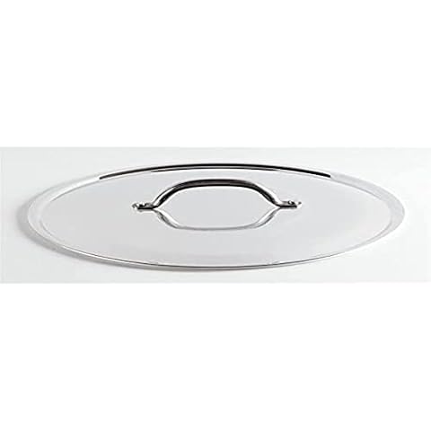 Pentole Agnelli Aluminio 2mm Tapa Redonda con Puente Cover