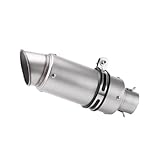 pour R3 R6 Fz6 Mt07 Mt09 Mt10 Tmax 530 Tmax500 Pot D'échappement De Motocross 51 Mm pour Projet Moto Silencieux D'Échappement
