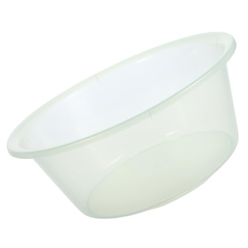 BELLIFFY Lavabo in Plastica Trasparente per Pediluvio e Lavaggio Viso, Vasca Multiuso e Lavanderia, Bacinella Compatta da Bagno per Ammollo Piedi e Pulizia Quotidiana