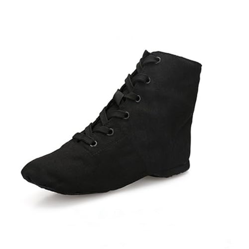 Bottes de danse Inlefen anti fatigue en toile souple pour femme