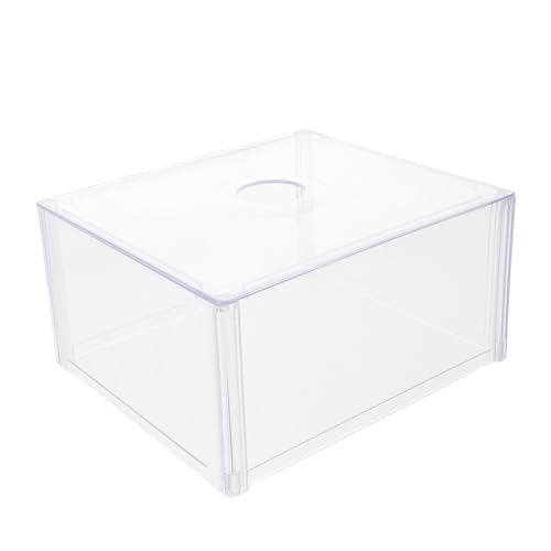 WEKADRIN Funda Acrílica para Báscula Digital de Cocina y Joyería Protección Antiviento Transparente para Pesaje de Alta Precisión Accesorio Compacto y Portátil para Laboratorio y Uso