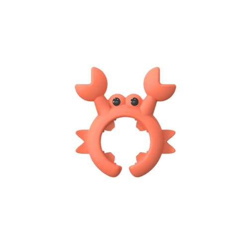 ​​Soporte modular instalación fácil​​ Soporte para utensilios de cangrejo Soporte para espátula de cangrejo Soporte para espátula en forma de cangrejo creativo Soporte para (Watermelon Red, 6.00)