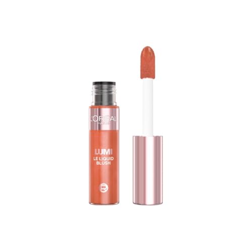 L'Oréal Paris - Blush Liquide Pigmentation Intense - Lumi Blush - Texture Légère pour un Effet Seconde Peau - Intensité Modulable - Teinte : 627 Warm Peach...