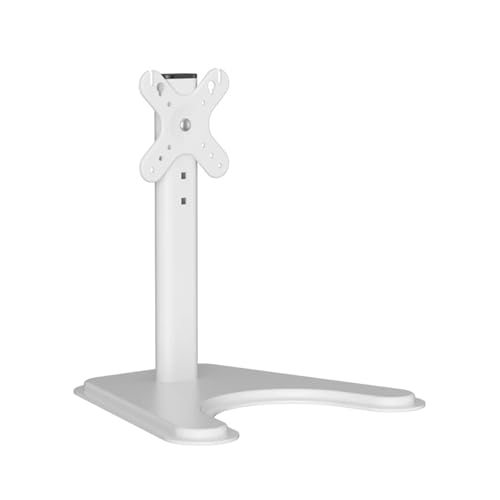 Bras de support de table pour moniteur blanc écran LCD réglable hauteur DZV1