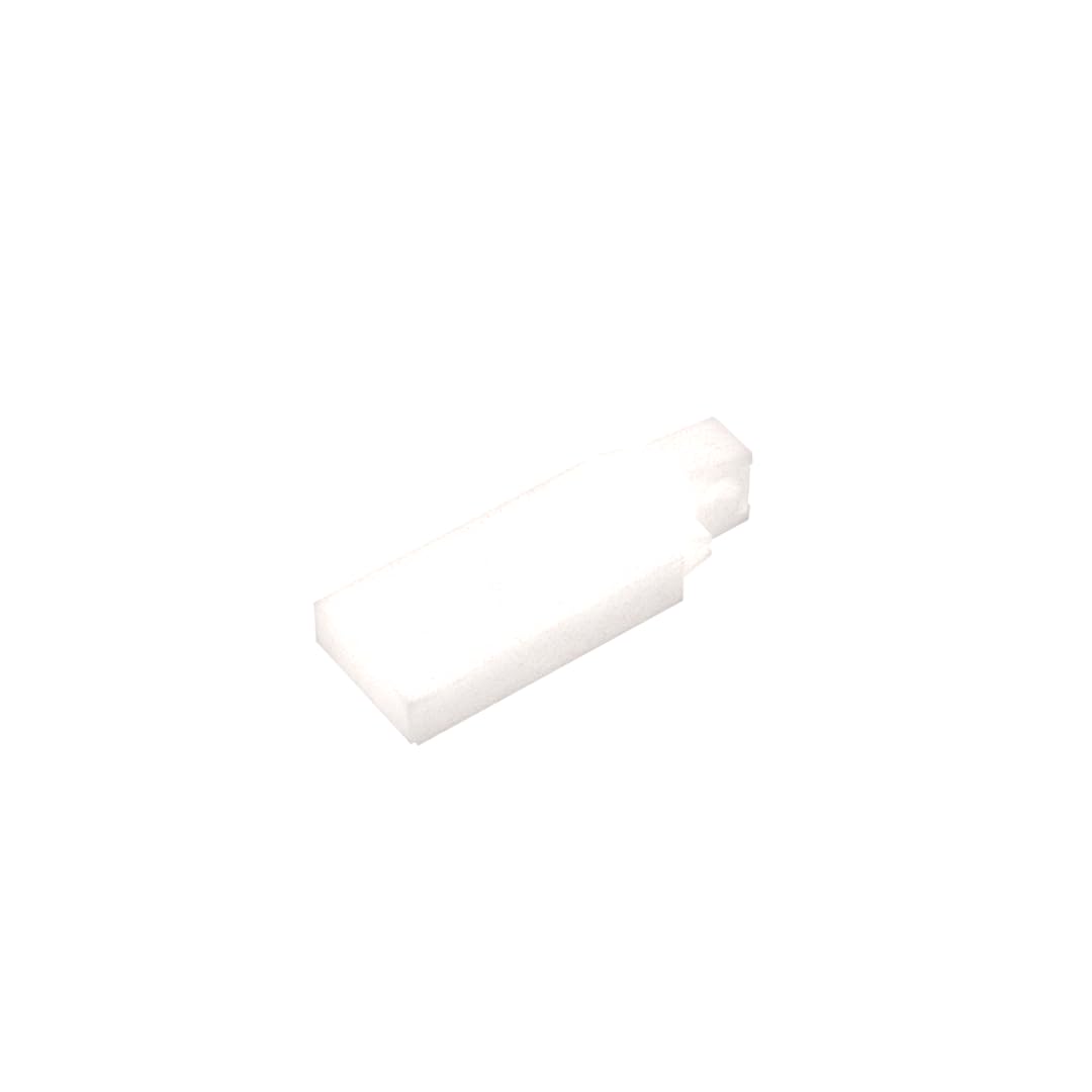 Gobricks 44301 Hinge Plate Hinge Plate 1x2 Locking with 1 Finger On End, Without Groove 50 Pieces GDS-820 Compatible with Lego Building Blocks Color:Milky White — image 1