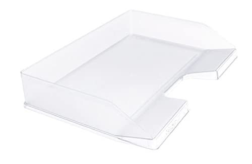 Corbeille à courrier italienne Exacompta A4+ cristal x8 de 500 feuilles